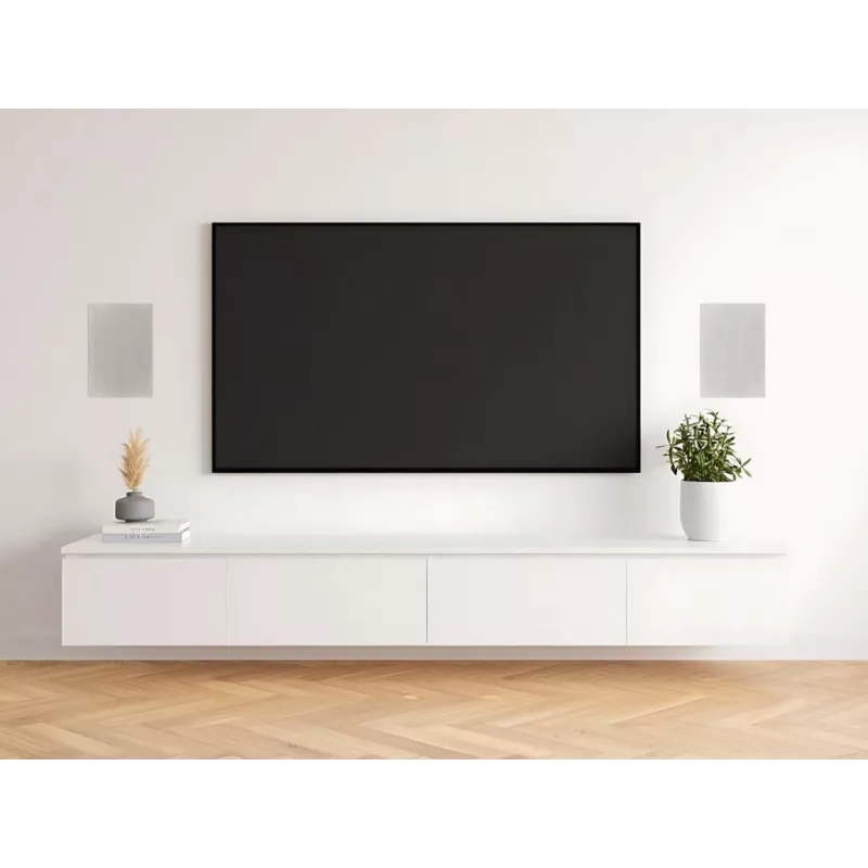 Vivolink Audiopack Subwoofer + 4 x premium in-wall speakers - (Limited Bundle Pack Offer) Melns Wired 110 W
