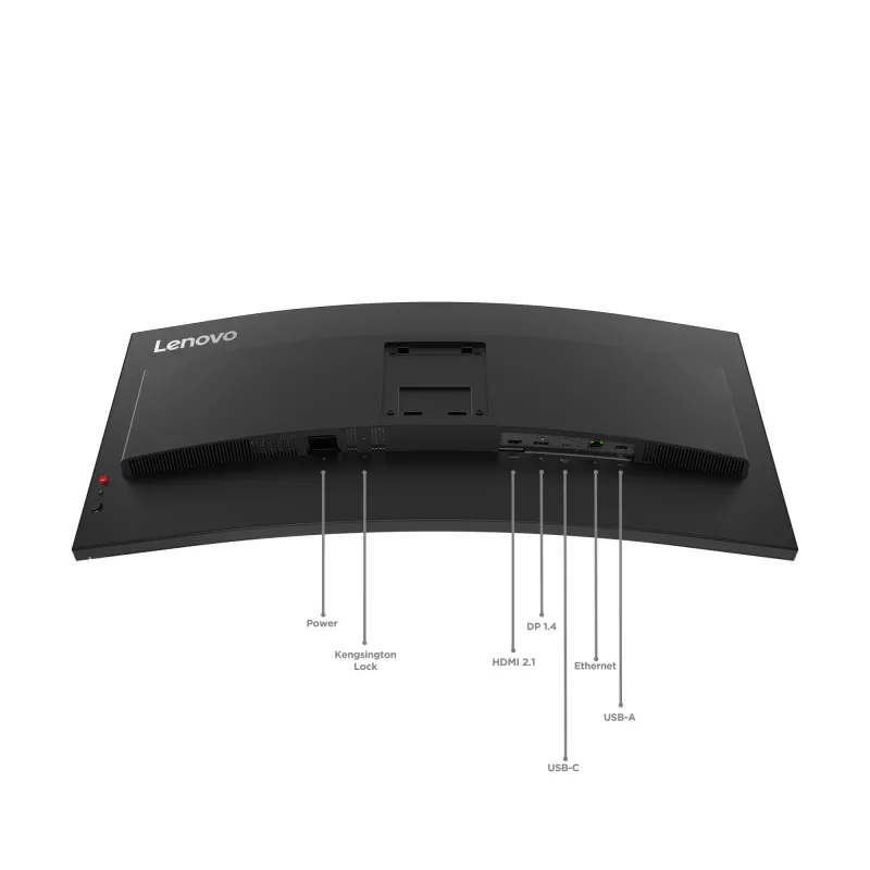 Lenovo ThinkVision T34WD-40 monitors, 86,4 cm (34 collas), 3440 x 1440 pikseļi, Wide Quad HD, LED, 6 ms, melns