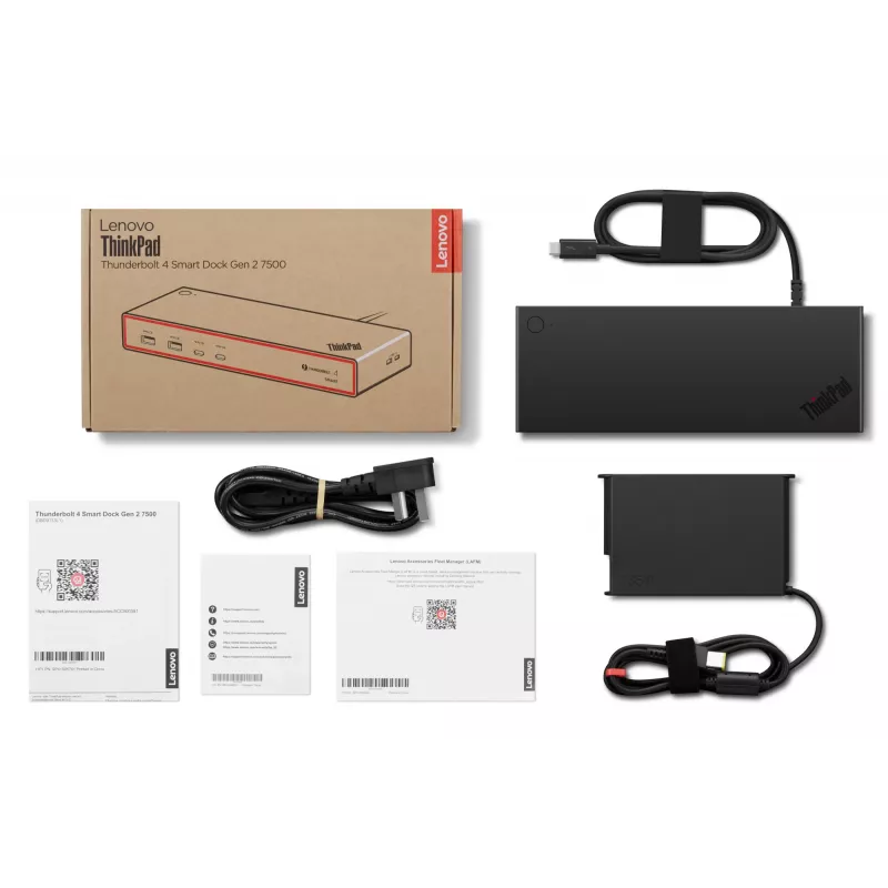 Lenovo ThinkPad Thunderbolt 4 Smart Dock Gen2 7500 Vadu, melns