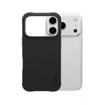 PanzerGlass CARE™ by ® Samba vāciņš Melns ar MagSafe iPhone 17 Pro | Lieltirgotava
