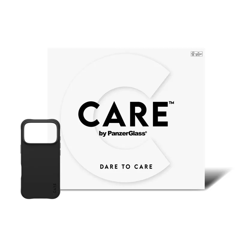 PanzerGlass CARE™ by ® Samba vāciņš Melns ar MagSafe iPhone 17 Pro | Lieltirgotava