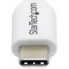 StarTech.com 1m (3,3 pēdas) balts USB-C uzlādes kabelis, 2 gab. iepakojumā, USB C kabelis, USB 2.0 Type-C klēpjdatora lādētāja vads, 60W 3A Power Delivery, TPE apvalks, USB-C datu pārraides kabelis, M/M