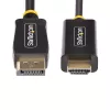 StarTech.com 4 m DisplayPort uz HDMI adaptera kabelis, 4K 60 Hz ar HDR, DP uz HDMI 2.0b, aktīvs video pārveidotājs, DisplayPort galddators uz HDMI monitoru