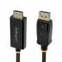 StarTech.com 2 m DisplayPort–HDMI adaptera kabelis ar satverošiem savienotājiem, 4K 60 Hz, HDR, vienvirziena DP–HDMI video pārveidotājs, DP galddators–HDMI monitors