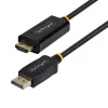 StarTech.com 2 m DisplayPort–HDMI adaptera kabelis ar satverošiem savienotājiem, 4K 60 Hz, HDR, vienvirziena DP–HDMI video pārveidotājs, DP galddators–HDMI monitors
