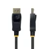 StarTech.com 2 m DisplayPort–HDMI adaptera kabelis ar satverošiem savienotājiem, 4K 60 Hz, HDR, vienvirziena DP–HDMI video pārveidotājs, DP galddators–HDMI monitors