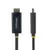 StarTech.com 2 m DisplayPort–HDMI adaptera kabelis ar satverošiem savienotājiem, 4K 60 Hz, HDR, vienvirziena DP–HDMI video pārveidotājs, DP galddators–HDMI monitors