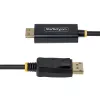 StarTech.com 2 m DisplayPort–HDMI adaptera kabelis ar satverošiem savienotājiem, 4K 60 Hz, HDR, vienvirziena DP–HDMI video pārveidotājs, DP galddators–HDMI monitors