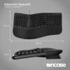Incase Designed by Microsoft Ergonomic tastatūra Birojam USB QWERTY Angļu Melna