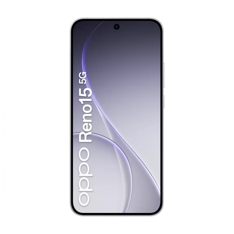 OPPO Reno15 5G 16,7 cm (6,59 collas) Dual SIM Android 16.0 USB Type-C 8 GB 512 GB 6500 mAh Balts