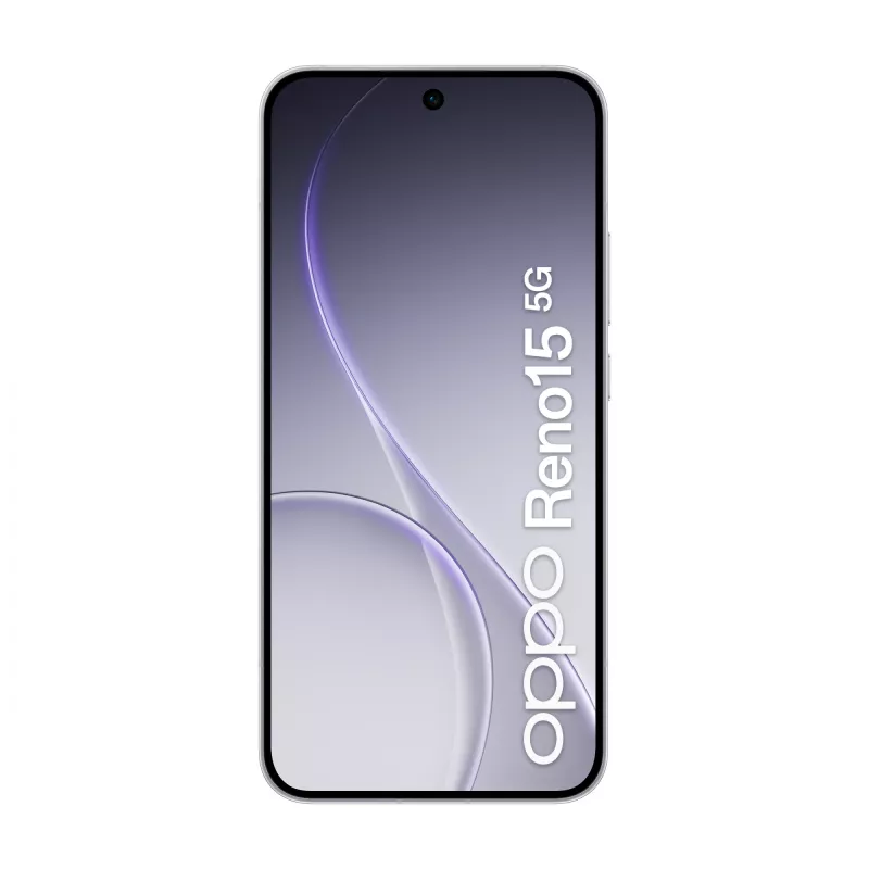 OPPO Reno15 5G 16,7 cm (6,59 collas) Dual SIM Android 16.0 USB Type-C 8 GB 512 GB 6500 mAh Balts