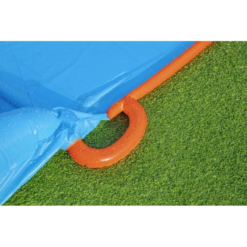 Bestway H2OGO! trīskāršs ūdens slidkalniņš ar Tsunami Splash rampu 4,88 m