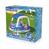 Bestway Sea Captain piepūšamais ģimenes baseins ar UV Careful saulessargu