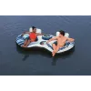 Bestway Hydro-Force Rapid Rider II dubultā upes caurule, daudzkrāsaina, peldoša caurule, raksts, zēnam/meitenei, 180 kg, 2 personām