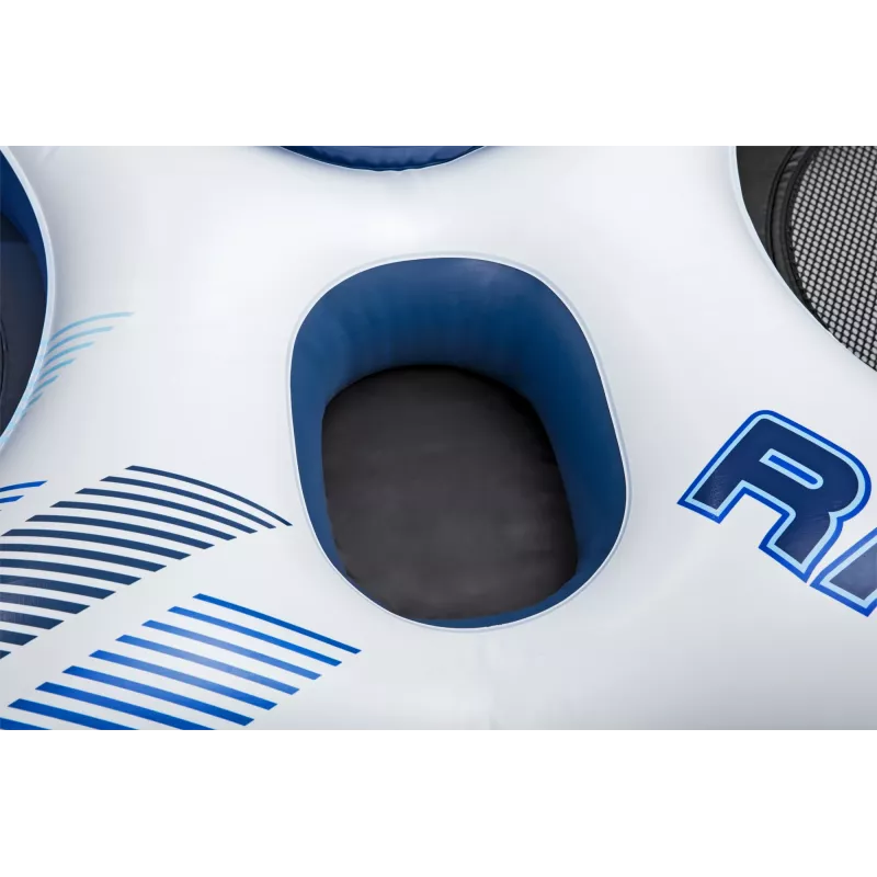 Bestway Hydro-Force Rapid Rider II dubultā upes caurule, daudzkrāsaina, peldoša caurule, raksts, zēnam/meitenei, 180 kg, 2 personām