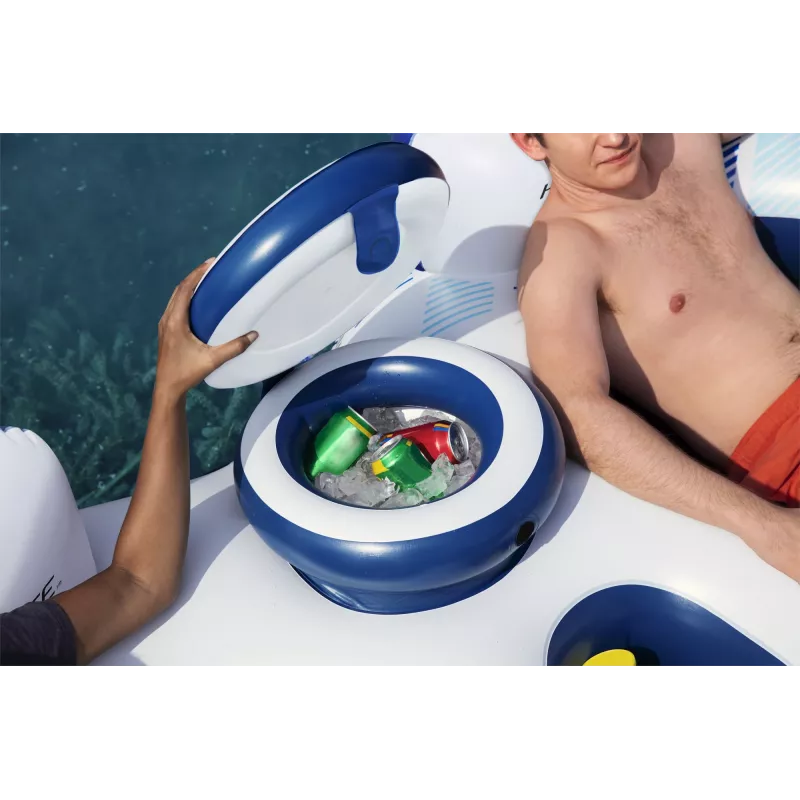 Bestway Hydro-Force Rapid Rider II dubultā upes caurule, daudzkrāsaina, peldoša caurule, raksts, zēnam/meitenei, 180 kg, 2 personām