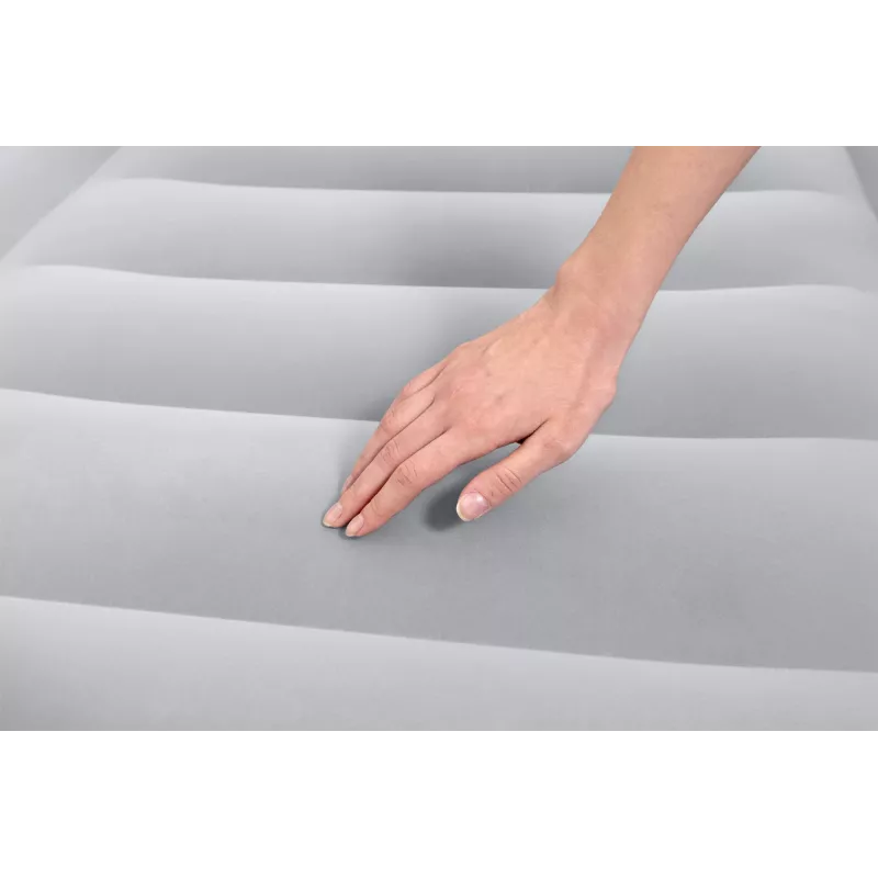 Bestway Tritech piepūšamais matracis, divguļamā gulta ar iebūvētu maiņstrāvas sūkni un pretmikrobu pārklājumu 1,91 m x 97 cm x 51 cm