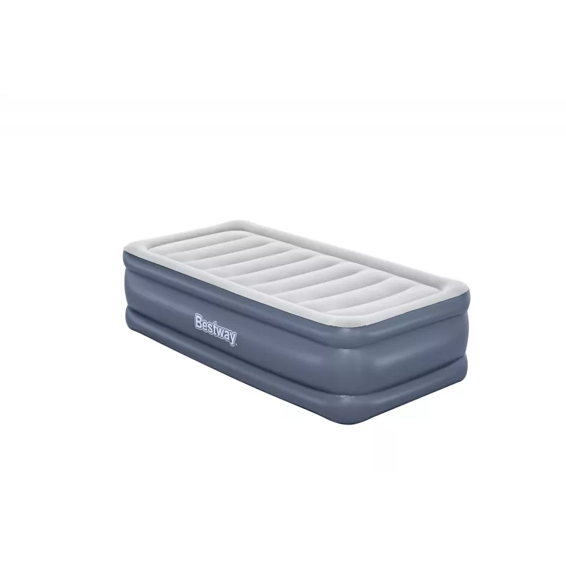 Bestway Tritech piepūšamais matracis, divguļamā gulta ar iebūvētu maiņstrāvas sūkni un pretmikrobu pārklājumu 1,91 m x 97 cm x 51 cm