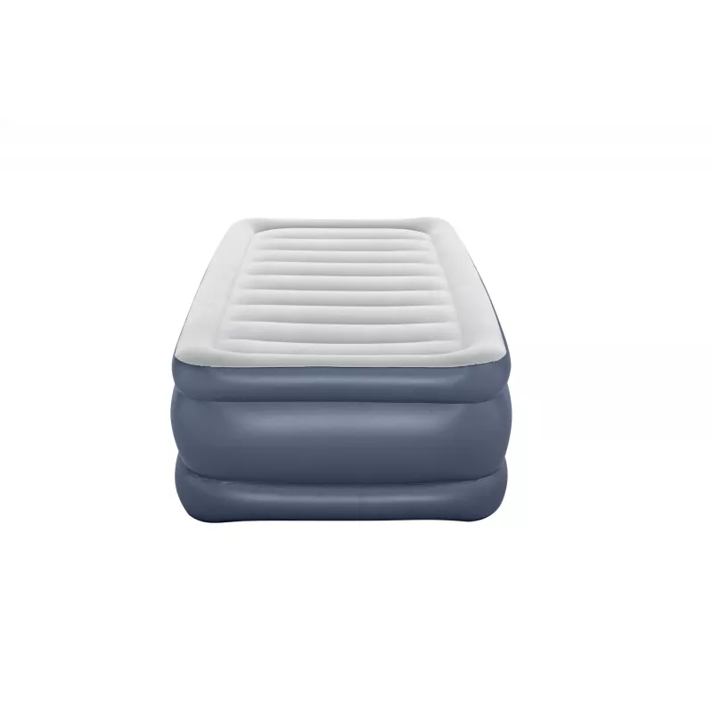 Bestway Tritech piepūšamais matracis, divguļamā gulta ar iebūvētu maiņstrāvas sūkni un pretmikrobu pārklājumu 1,91 m x 97 cm x 51 cm