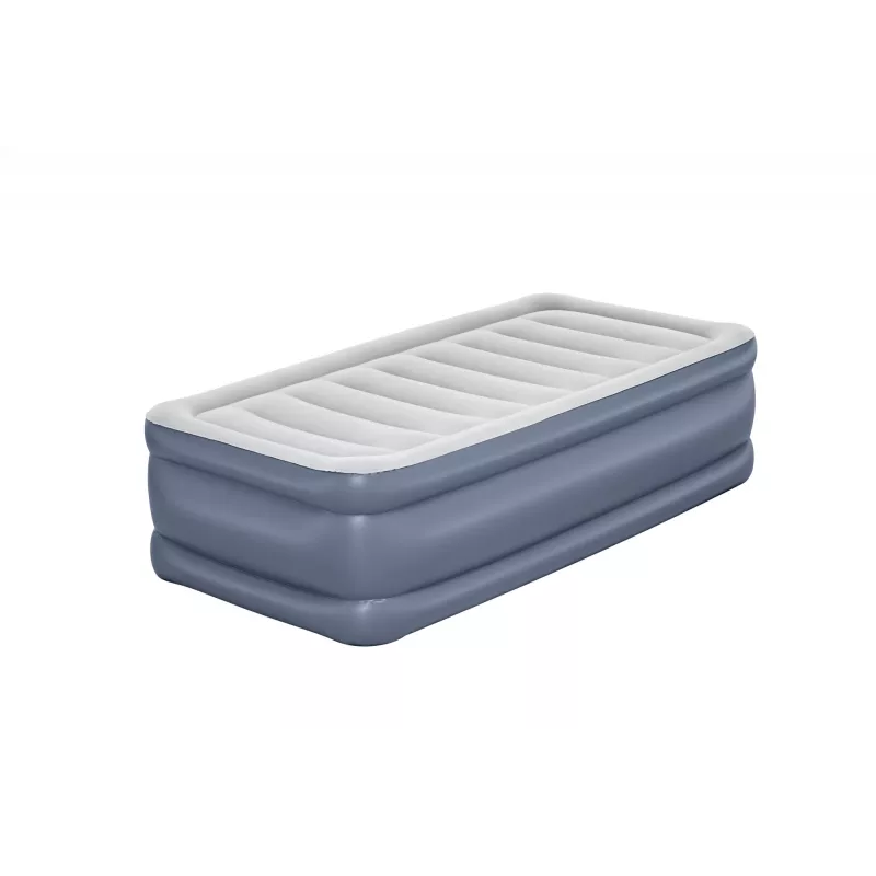 Bestway Tritech piepūšamais matracis, divguļamā gulta ar iebūvētu maiņstrāvas sūkni un pretmikrobu pārklājumu 1,91 m x 97 cm x 51 cm