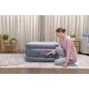 Bestway Tritech piepūšamais matracis, divguļamā gulta ar iebūvētu maiņstrāvas sūkni un pretmikrobu pārklājumu 1,91 m x 97 cm x 51 cm