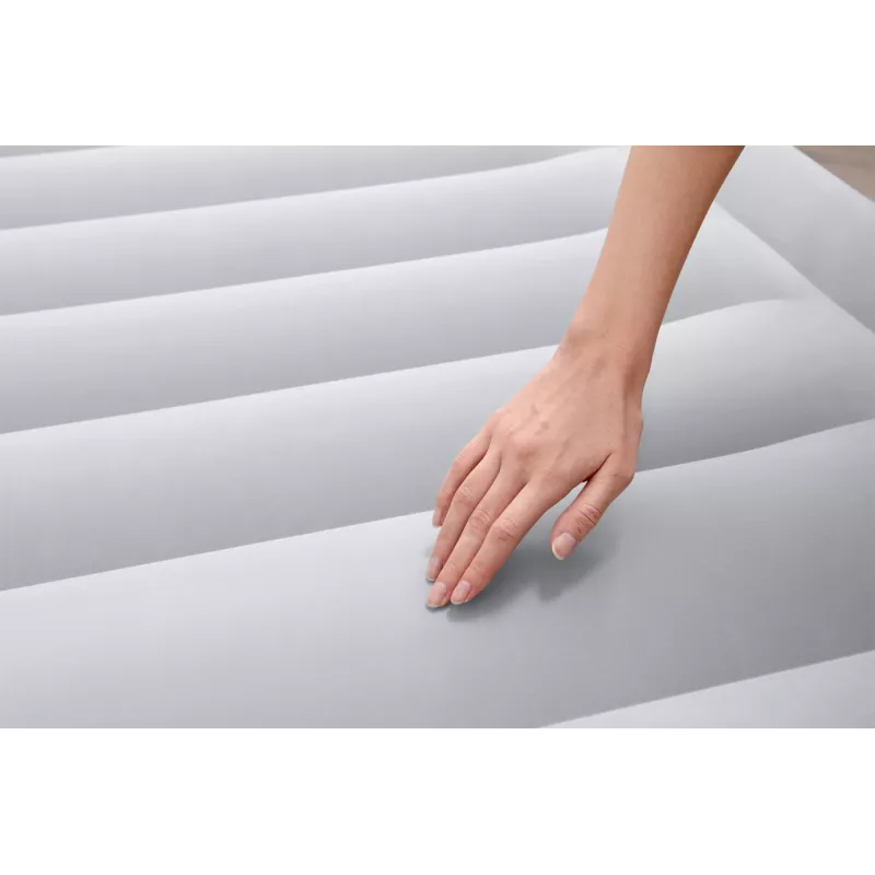 Bestway Tritech piepūšamais matracis Queen ar iebūvētu maiņstrāvas sūkni un pretmikrobu pārklājumu 2,03 m x 1,52 m x 51 cm