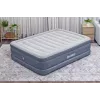 Bestway Tritech piepūšamais matracis Queen ar iebūvētu maiņstrāvas sūkni un pretmikrobu pārklājumu 2,03 m x 1,52 m x 51 cm