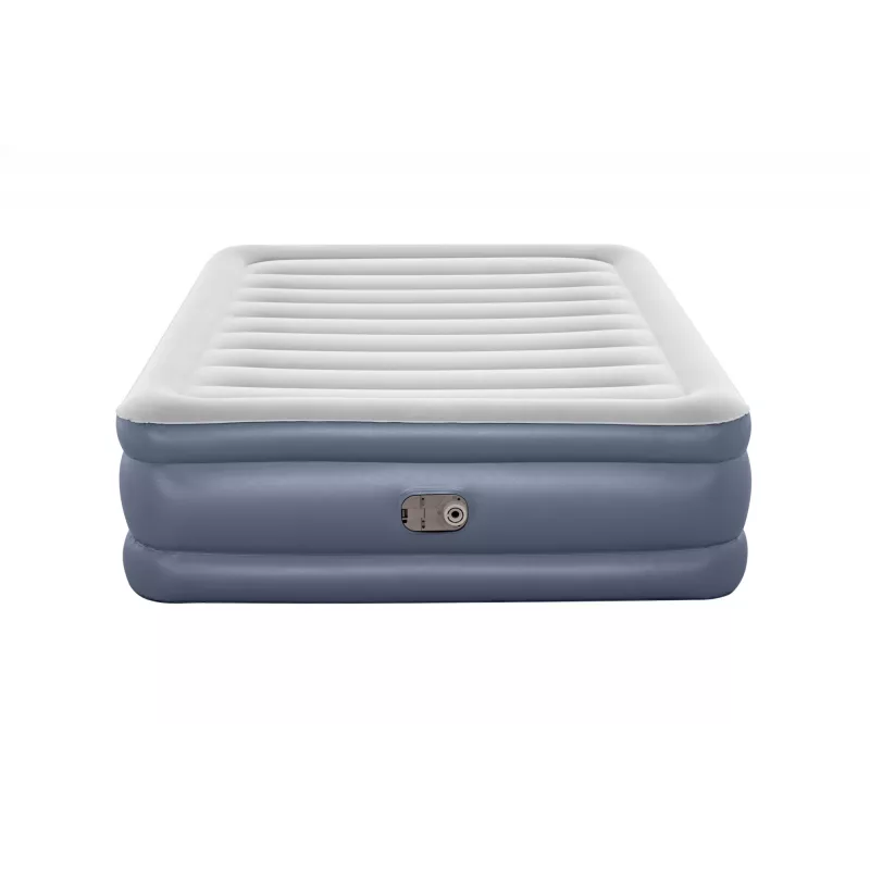 Bestway Tritech piepūšamais matracis Queen ar iebūvētu maiņstrāvas sūkni un pretmikrobu pārklājumu 2,03 m x 1,52 m x 51 cm