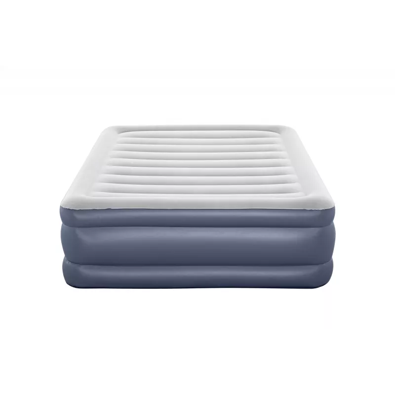 Bestway Tritech piepūšamais matracis Queen ar iebūvētu maiņstrāvas sūkni un pretmikrobu pārklājumu 2,03 m x 1,52 m x 51 cm