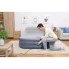 Bestway Tritech SleekFlow galvgaļa piepūšamais matracis Queen ar iebūvētu maiņstrāvas sūkni un pretmikrobu pārklājumu 2,26 m x 1,52 m x 84 cm