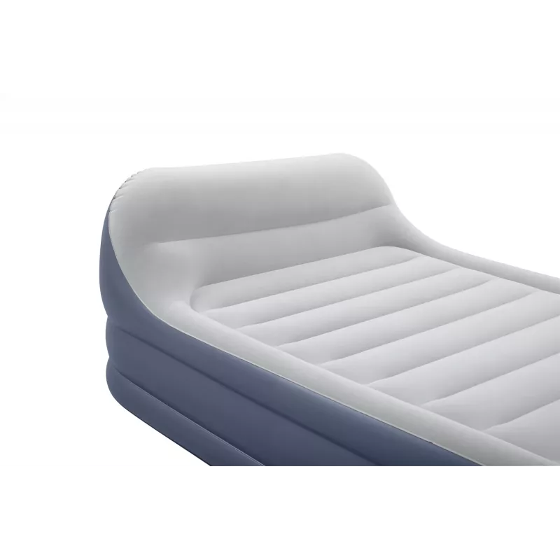 Bestway Tritech SleekFlow galvgaļa piepūšamais matracis Queen ar iebūvētu maiņstrāvas sūkni un pretmikrobu pārklājumu 2,26 m x 1,52 m x 84 cm
