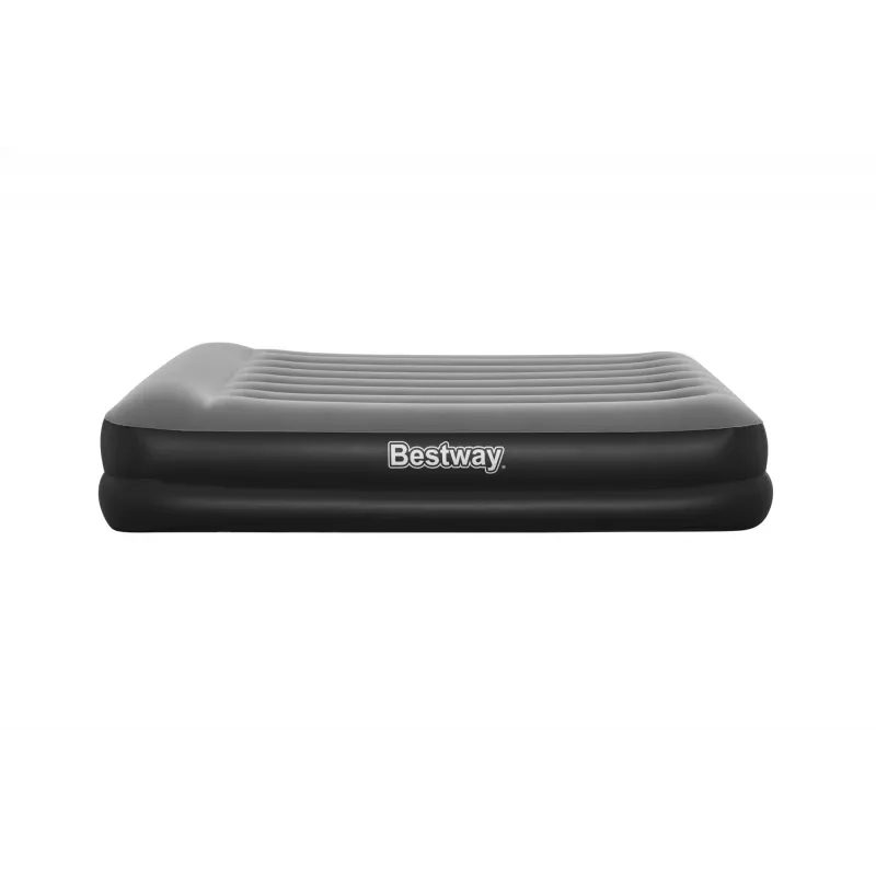 Bestway Tritech piepūšamais matracis Queen ar iebūvētu maiņstrāvas sūkni un pretmikrobu pārklājumu 2,03 m x 1,52 m x 46 cm