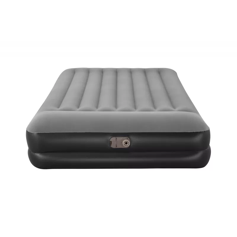 Bestway Tritech piepūšamais matracis Queen ar iebūvētu maiņstrāvas sūkni un pretmikrobu pārklājumu 2,03 m x 1,52 m x 46 cm