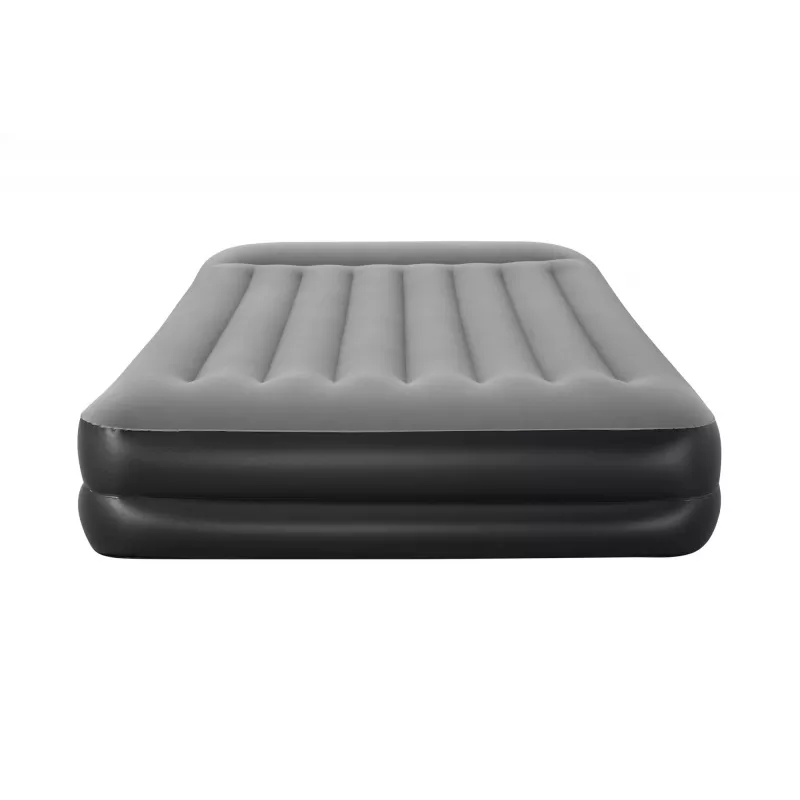 Bestway Tritech piepūšamais matracis Queen ar iebūvētu maiņstrāvas sūkni un pretmikrobu pārklājumu 2,03 m x 1,52 m x 46 cm
