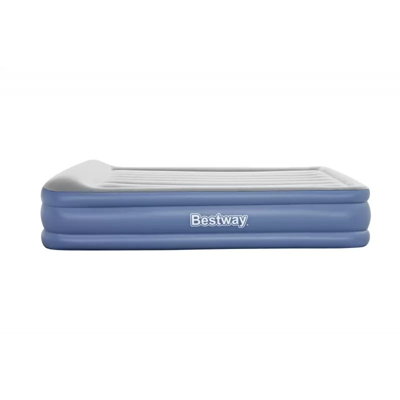 Bestway Tritech gaisa matracis Queen ar iebūvētu maiņstrāvas sūkni un pretmikrobu pārklājumu 2,03 m x 1,52 m x 46 cm
