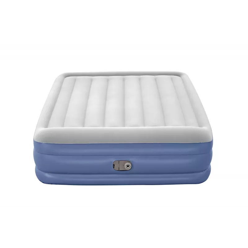 Bestway Tritech gaisa matracis Queen ar iebūvētu maiņstrāvas sūkni un pretmikrobu pārklājumu 2,03 m x 1,52 m x 46 cm