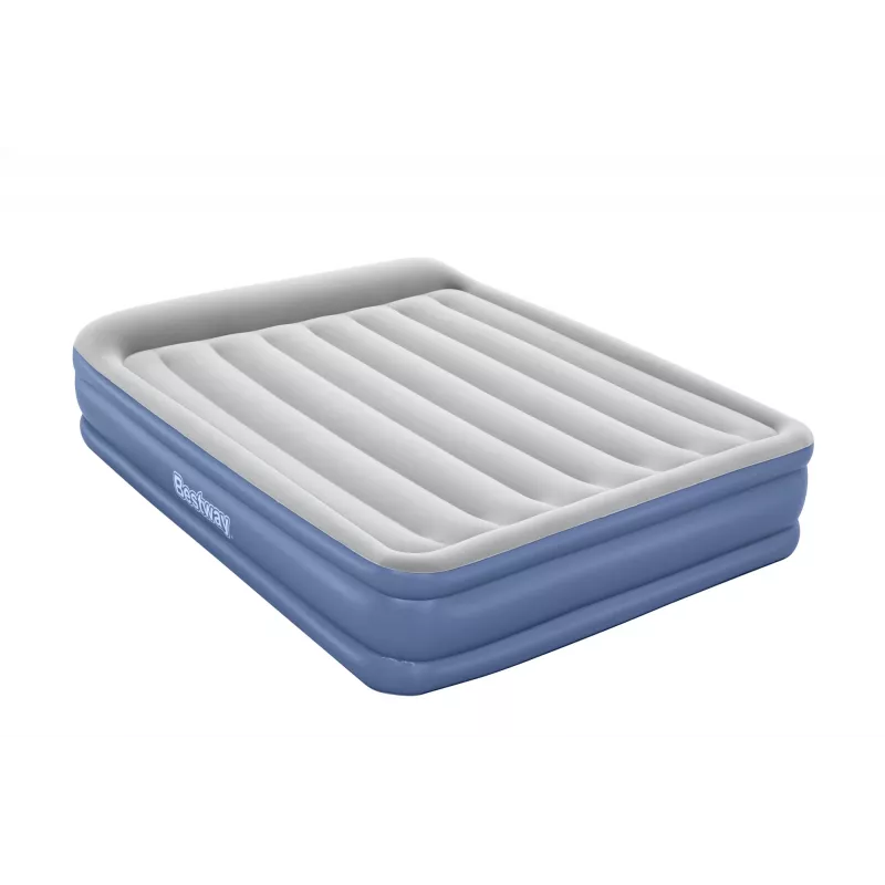 Bestway Tritech gaisa matracis Queen ar iebūvētu maiņstrāvas sūkni un pretmikrobu pārklājumu 2,03 m x 1,52 m x 46 cm