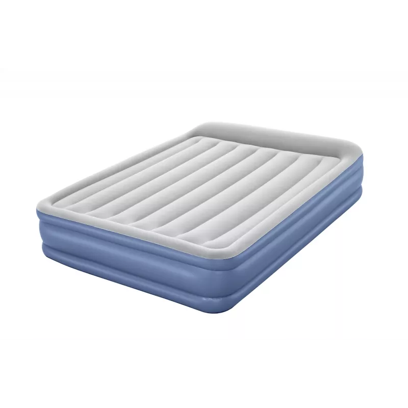 Bestway Tritech gaisa matracis Queen ar iebūvētu maiņstrāvas sūkni un pretmikrobu pārklājumu 2,03 m x 1,52 m x 46 cm
