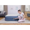 Bestway Tritech gaisa matracis Queen ar iebūvētu maiņstrāvas sūkni un pretmikrobu pārklājumu 2,03 m x 1,52 m x 46 cm