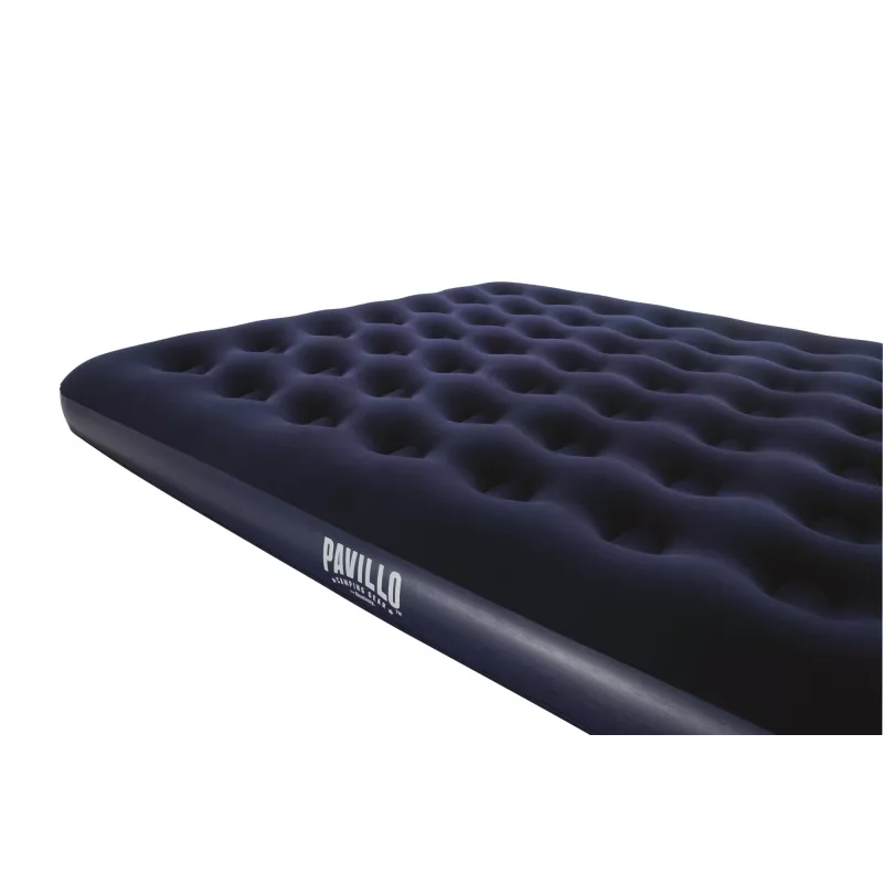 Bestway Flocked Airbed - King - 2.03m x 1.83m x 22cm, dubultais matracis
