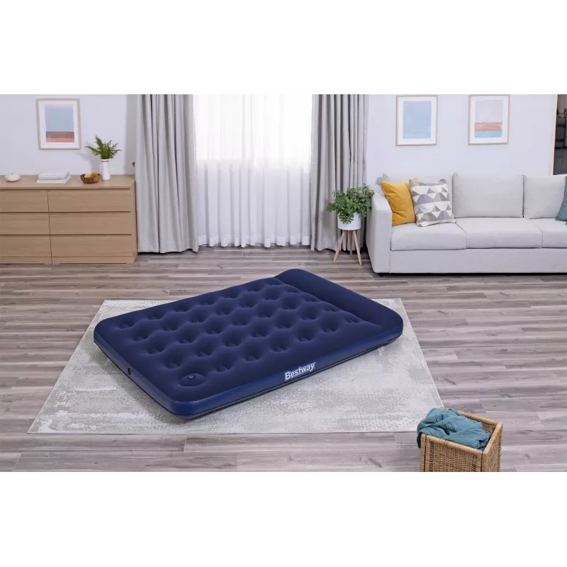 Bestway gaisa matracis pilna izmēra ar iebūvētu kājas sūkni 1,91 m x 1,37 m x 28 cm