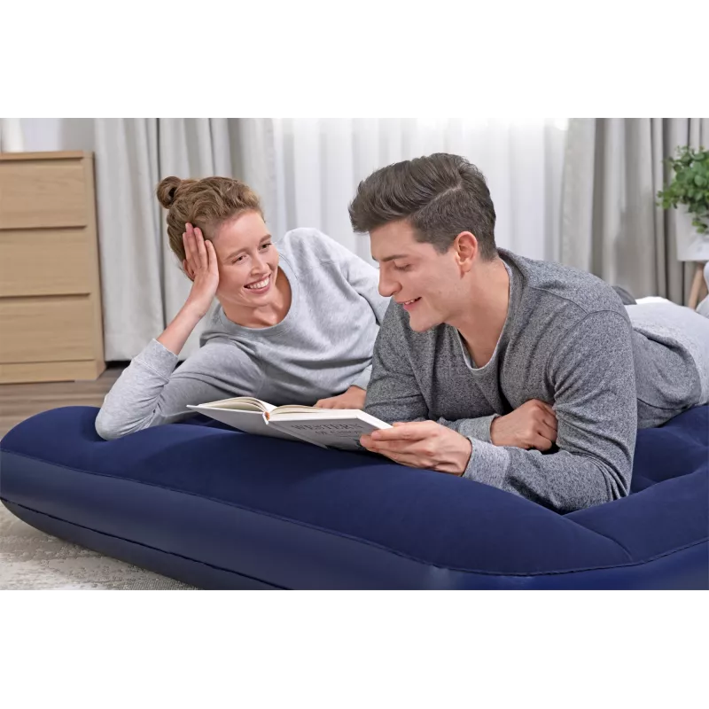 Bestway gaisa matracis pilna izmēra ar iebūvētu kājas sūkni 1,91 m x 1,37 m x 28 cm