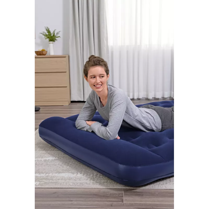 Bestway gaisa matracis pilna izmēra ar iebūvētu kājas sūkni 1,91 m x 1,37 m x 28 cm