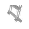 Bestway Flip & Lock virszemes baseina kāpnes 1,32 m, Kāpnes, Pelēkas, Metāls, Plastmasa, 150 kg, 4 pakāpieni, EN16582