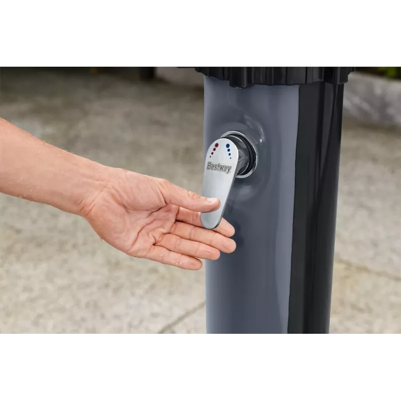 Bestway SolarFlow 35 L āra duša, brīvi stāvoša, melna, 35 L, EN1112, 620 mm, 620 mm