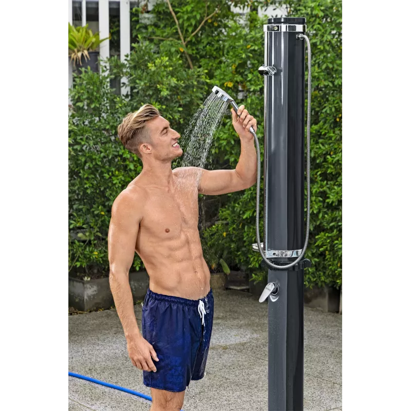 Bestway SolarFlow 35 L āra duša, brīvi stāvoša, melna, 35 L, EN1112, 620 mm, 620 mm