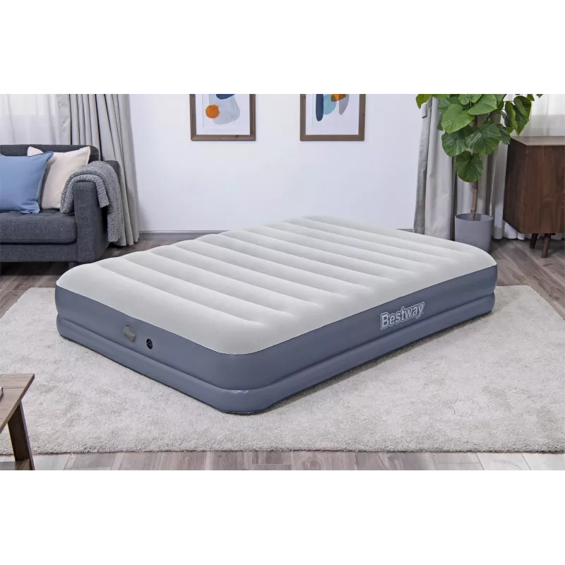Bestway Tritech piepūšamais matracis Queen ar uzlādējamu sūkni 2,03 m x 1,52 m x 36 cm