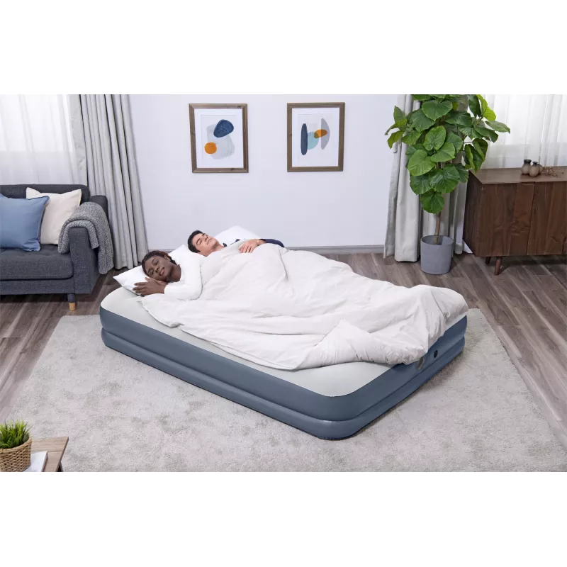 Bestway Tritech piepūšamais matracis Queen ar uzlādējamu sūkni 2,03 m x 1,52 m x 36 cm