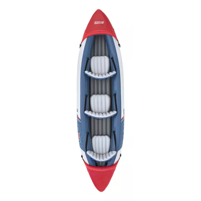 Bestway Hydro Force Rapid X3 piepūšams 3 personu smaiļošanas laivas komplekts 3,81 m