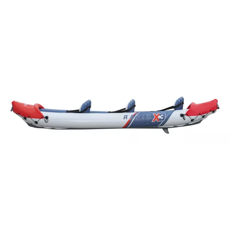 Bestway Hydro Force Rapid X3 piepūšams 3 personu smaiļošanas laivas komplekts 3,81 m